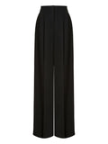 Alberta Ferretti Women Cady Stretch Wide Leg Trousers