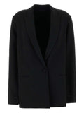 Alberta Ferretti Women Cady Stretch Oversized Jacket
