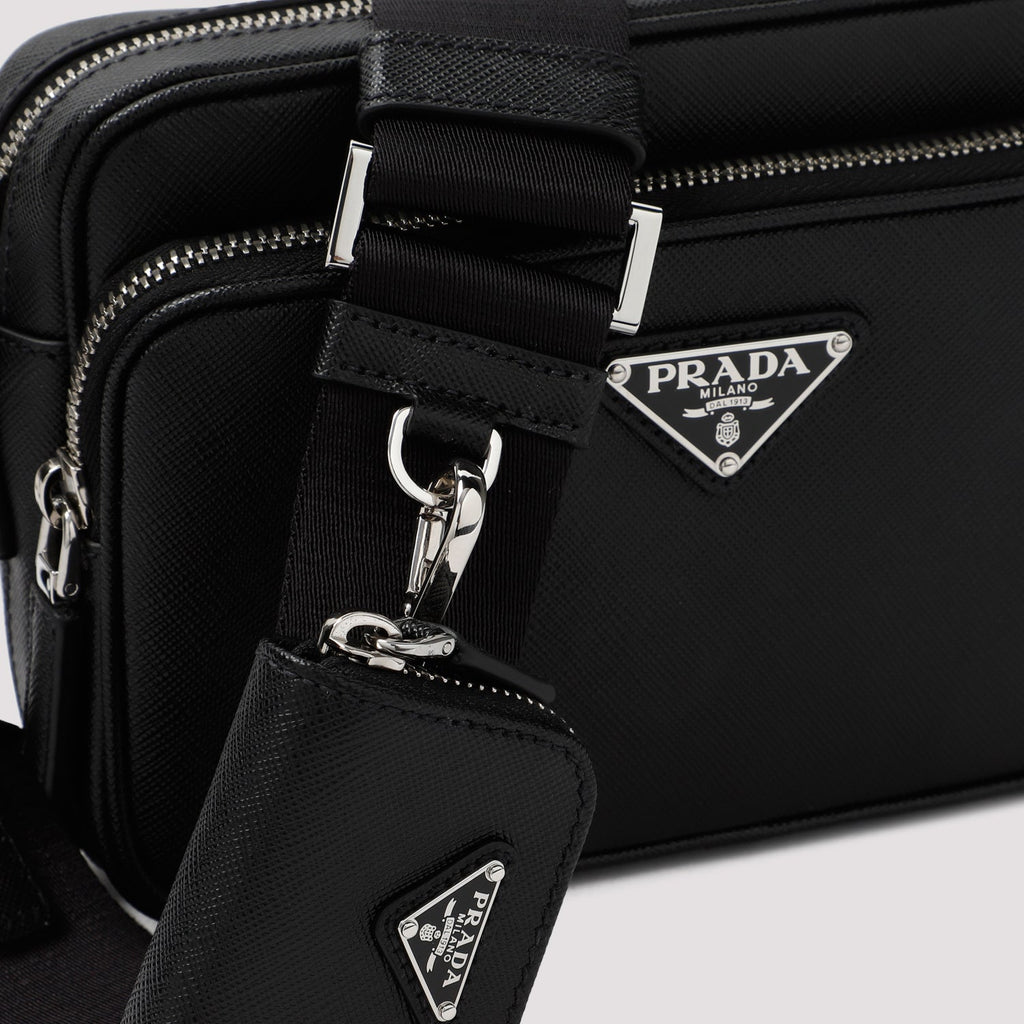 Prada Saffiano Leather Shoulder Bag Men