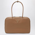Prada Large Duffle Bag In Caramel Leather Women