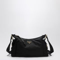 Prada Prada Explore Large Bag In Black Re-Nylon And Leather Women