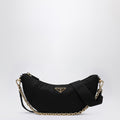 Prada Prada Demi-Lune Shoulder Bag Black In Re-Nylon Women