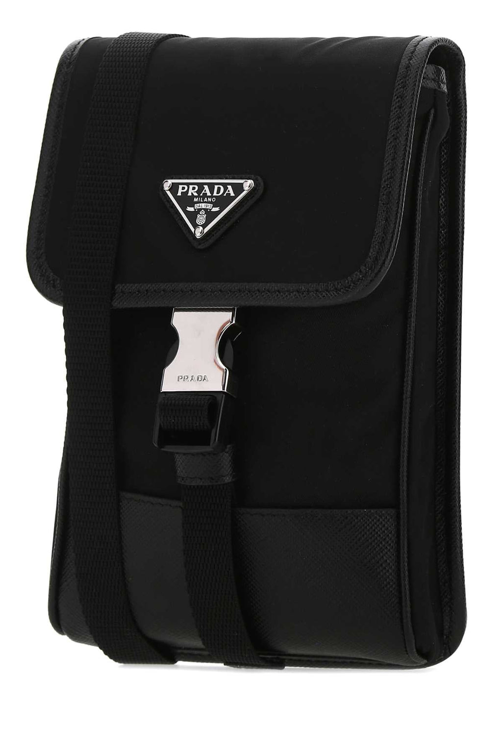 Prada Men Black Re-Nylon Phone Case