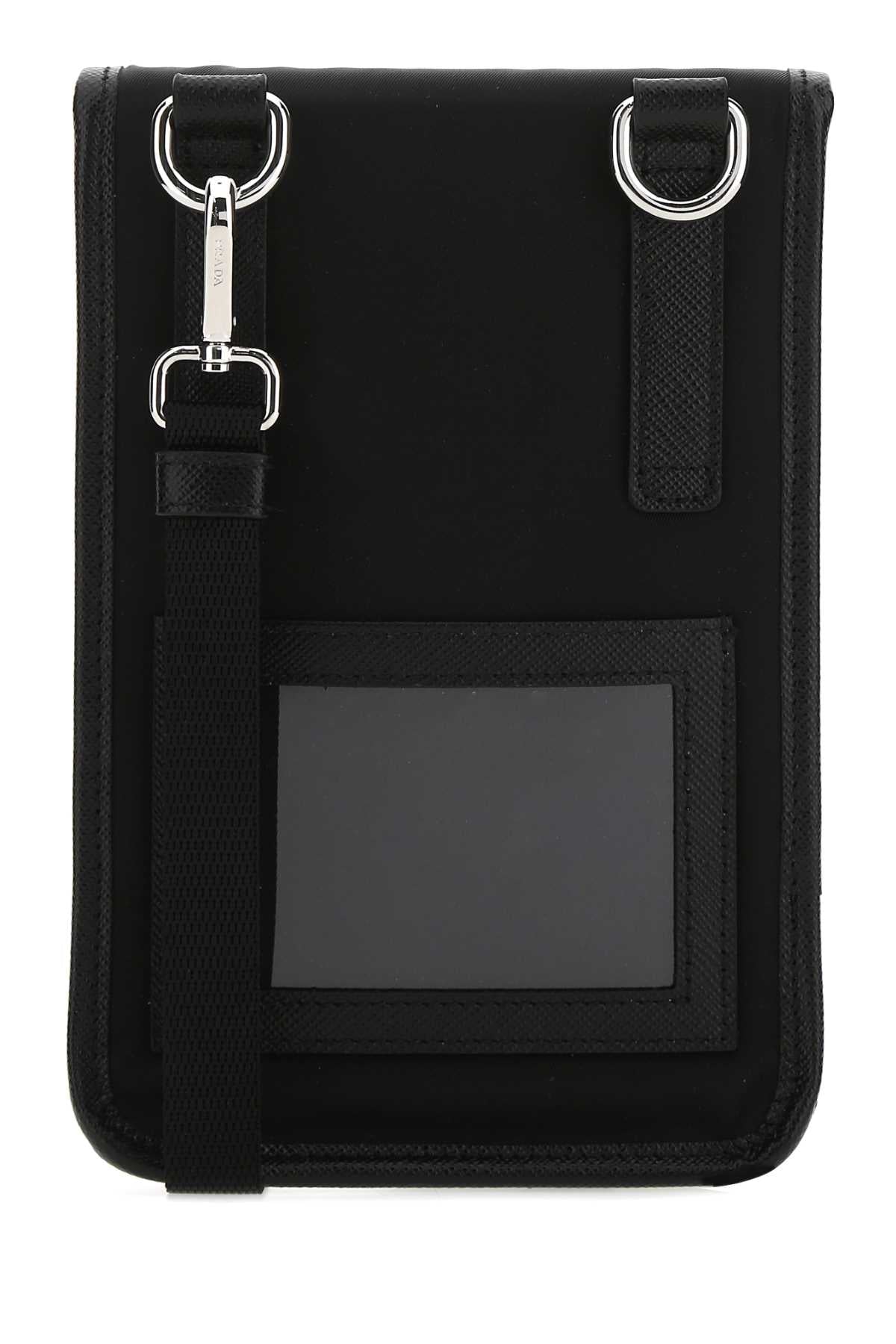 Prada Men Black Re-Nylon Phone Case