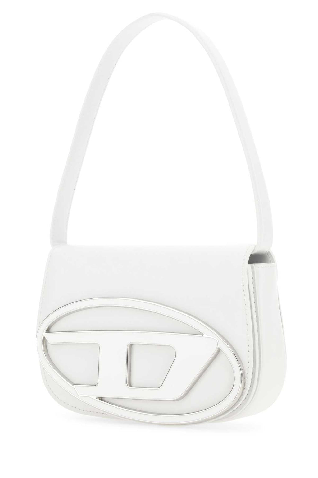 Diesel Women White Leather 1Dr Shoulder Bag