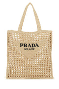 Prada Women Raffia Shopping Bag