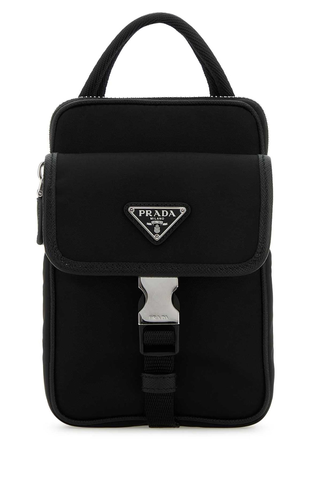 Prada Men Black Re-Nylon Phone Case