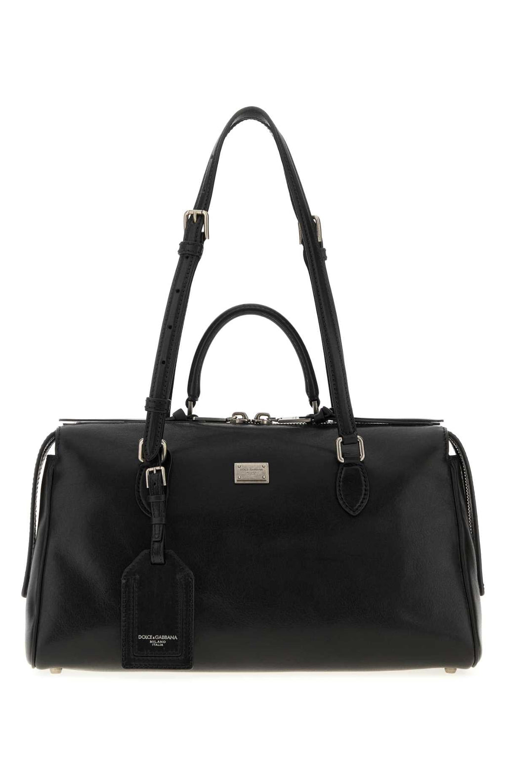 Dolce & Gabbana Women Black Leather Vittoria Handbag