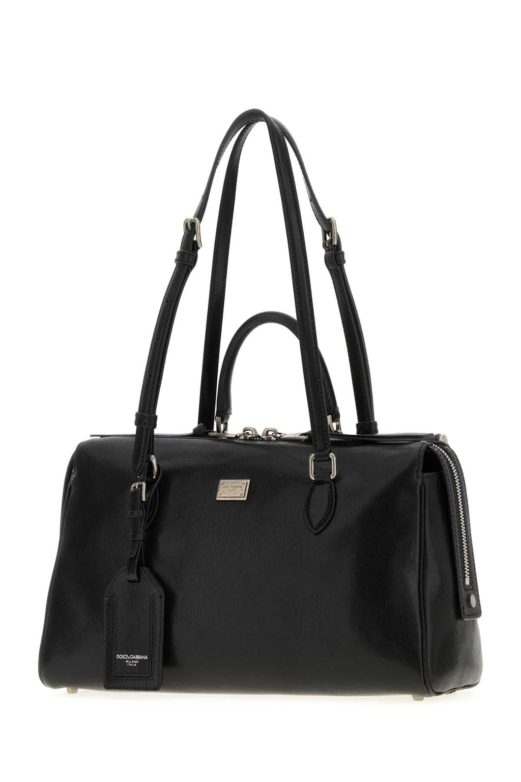 Dolce & Gabbana Women Black Leather Vittoria Handbag