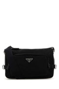 Prada Men Black Canvas Crossbody Bag