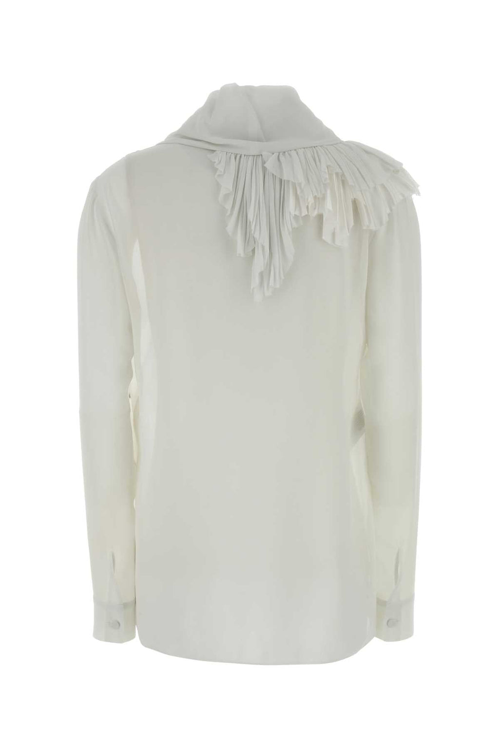 Alberta Ferretti Women White Crepe Shirt
