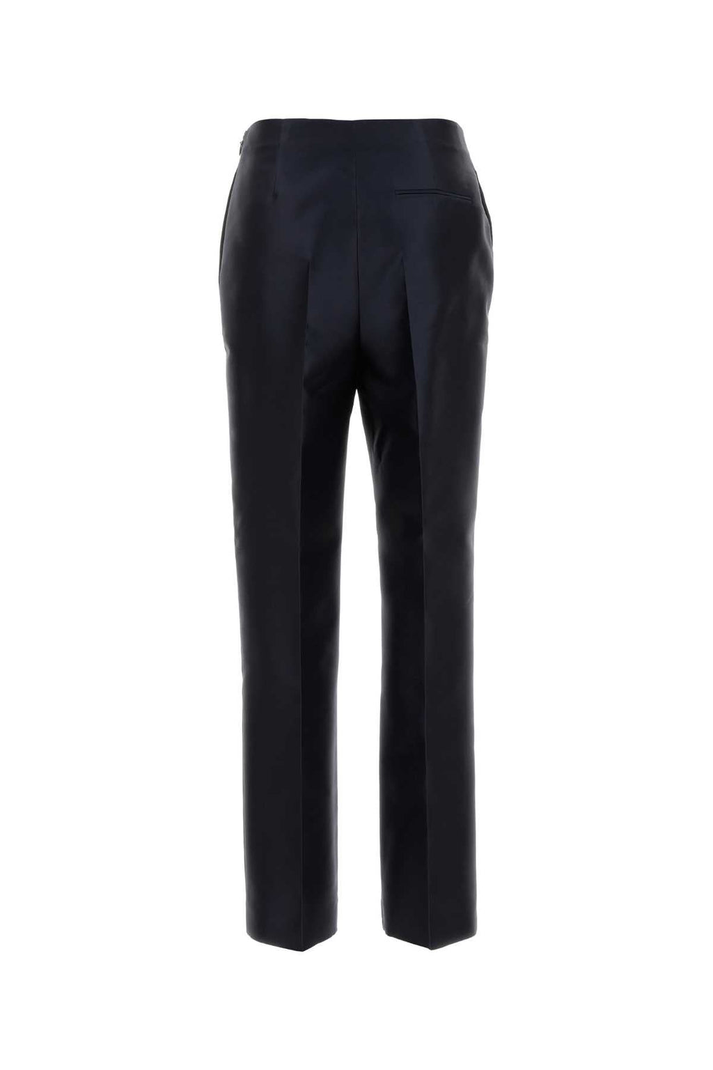 Alberta Ferretti Women Blue Georgette Pant