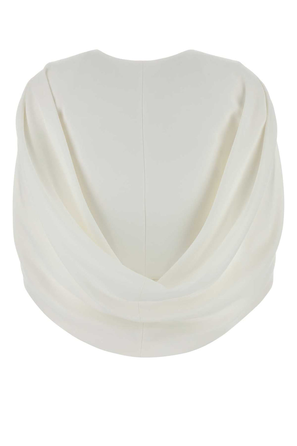 Alberta Ferretti Women White Stretch Crepe Top