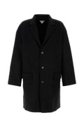 Bottega Veneta Men Black Wool Coat