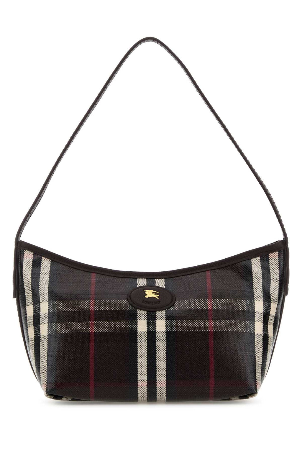 Burberry Women Printed Canvas Mini Highlands Shoulder Bag