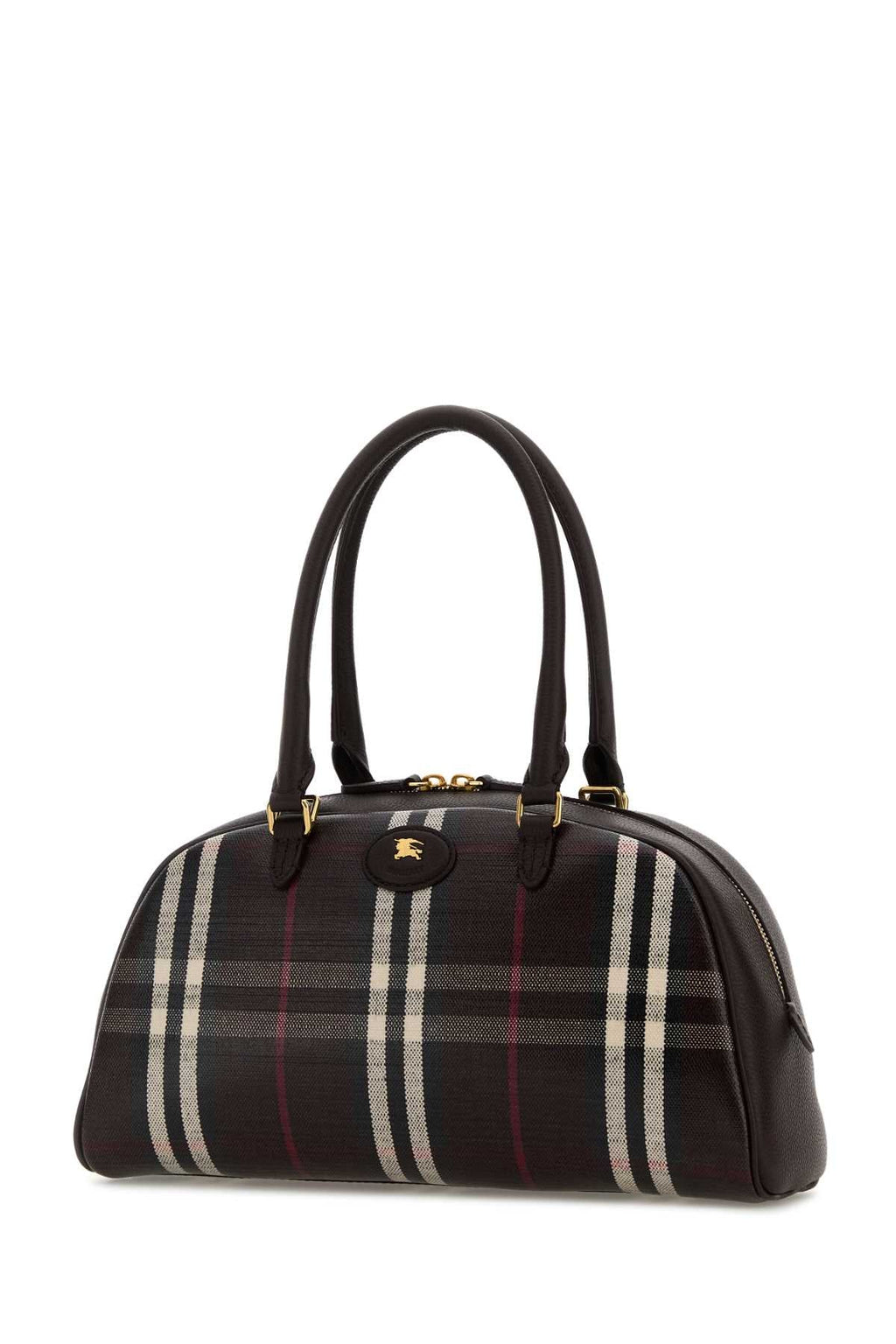 Burberry Women Printed Canvas Medium Highlands Handbag