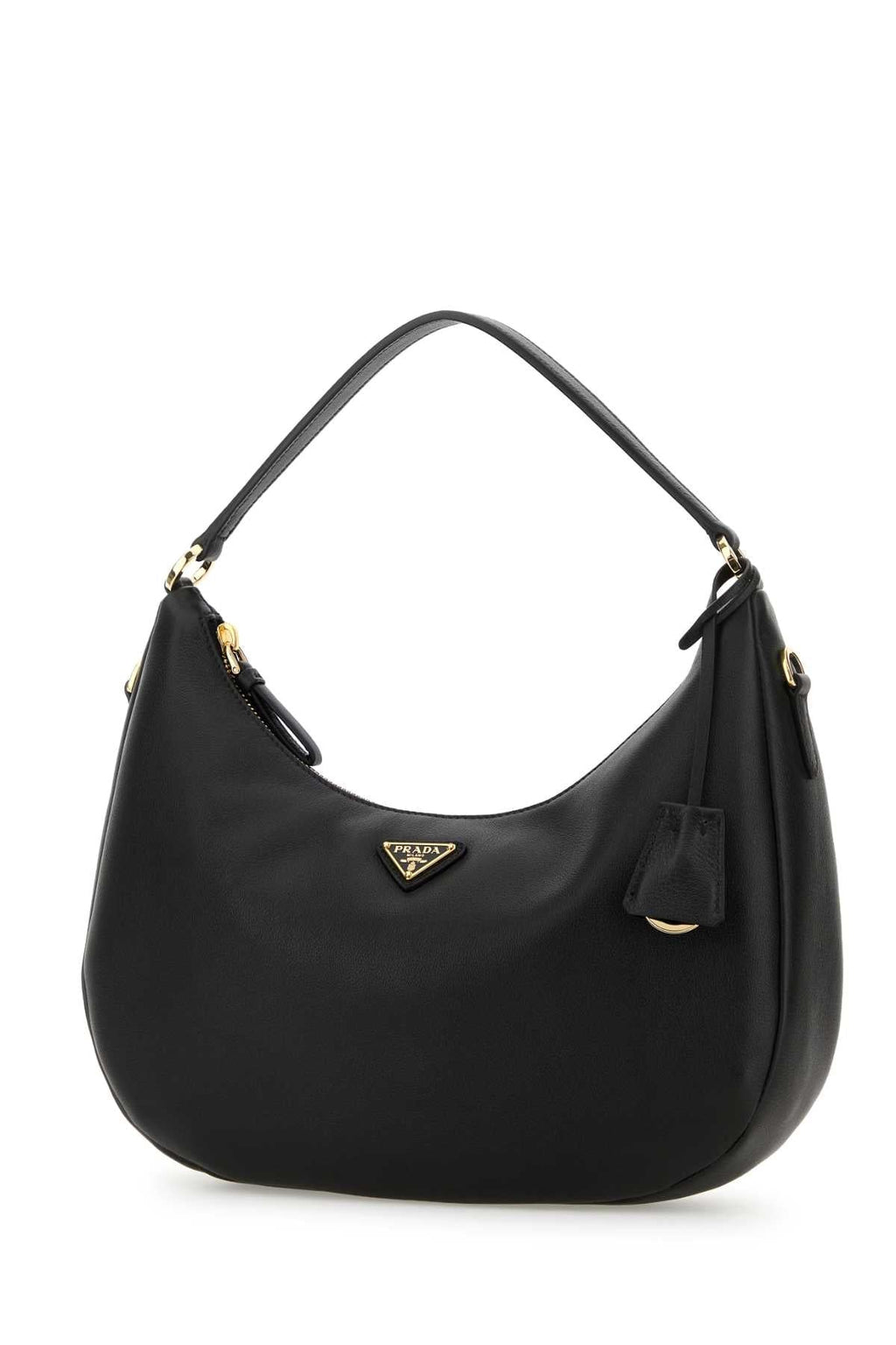 Prada Women Black Leather Handbag