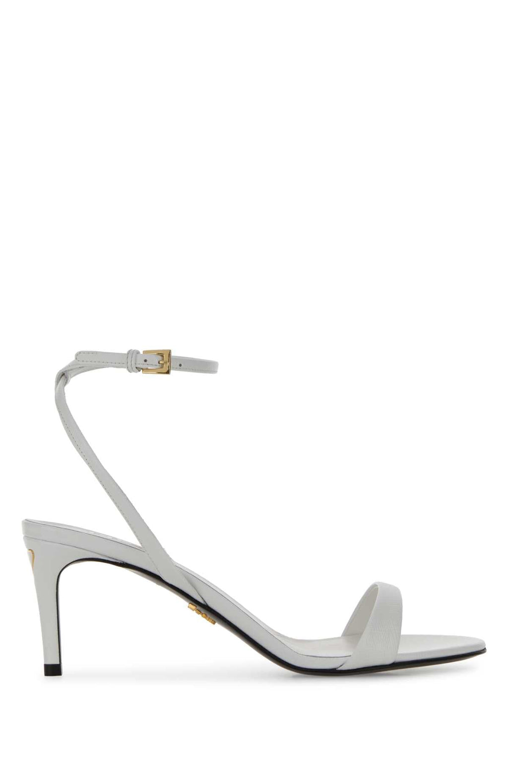 Prada Women White Leather Sandals
