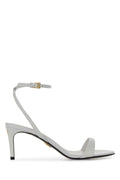 Prada Women White Leather Sandals