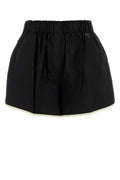 Prada Women Black Re-Nylon Shorts