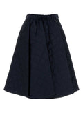 Prada Women Navy Blue Re-Nylon Skirt
