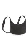 Bottega Veneta Men 'Veneto' Brown Shoulder Bag With Fixed Shoulder Strap And All-Over Intrecciato Motif In Leather Man