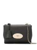 Mulberry Women 'Lilly' Black Shoulder Bag With Twist Lock Closure In Leather Woman