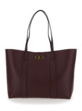 Mulberry Women 'Bayswater Small' Bordeaux Tote Bag With Postman's Lock Closure In Leather Woman