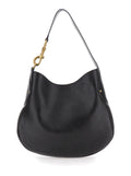 Mulberry Women 'Hackney' Black Shoulder Bag With Shoulder Strap With Snap Hook In Leather Woman