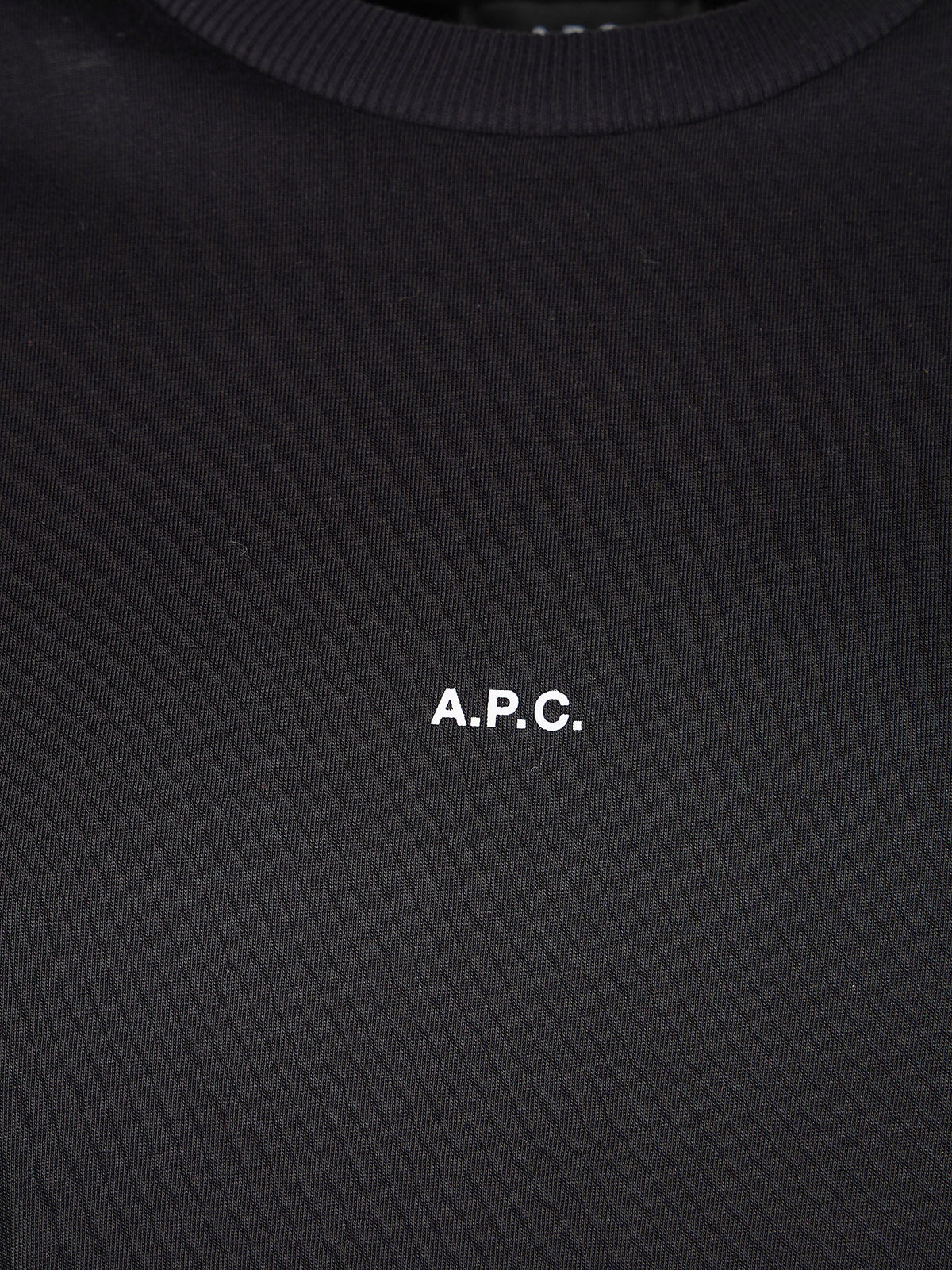 A.P.C. Women "Boxy Micro Logo Gots" T-Shirt