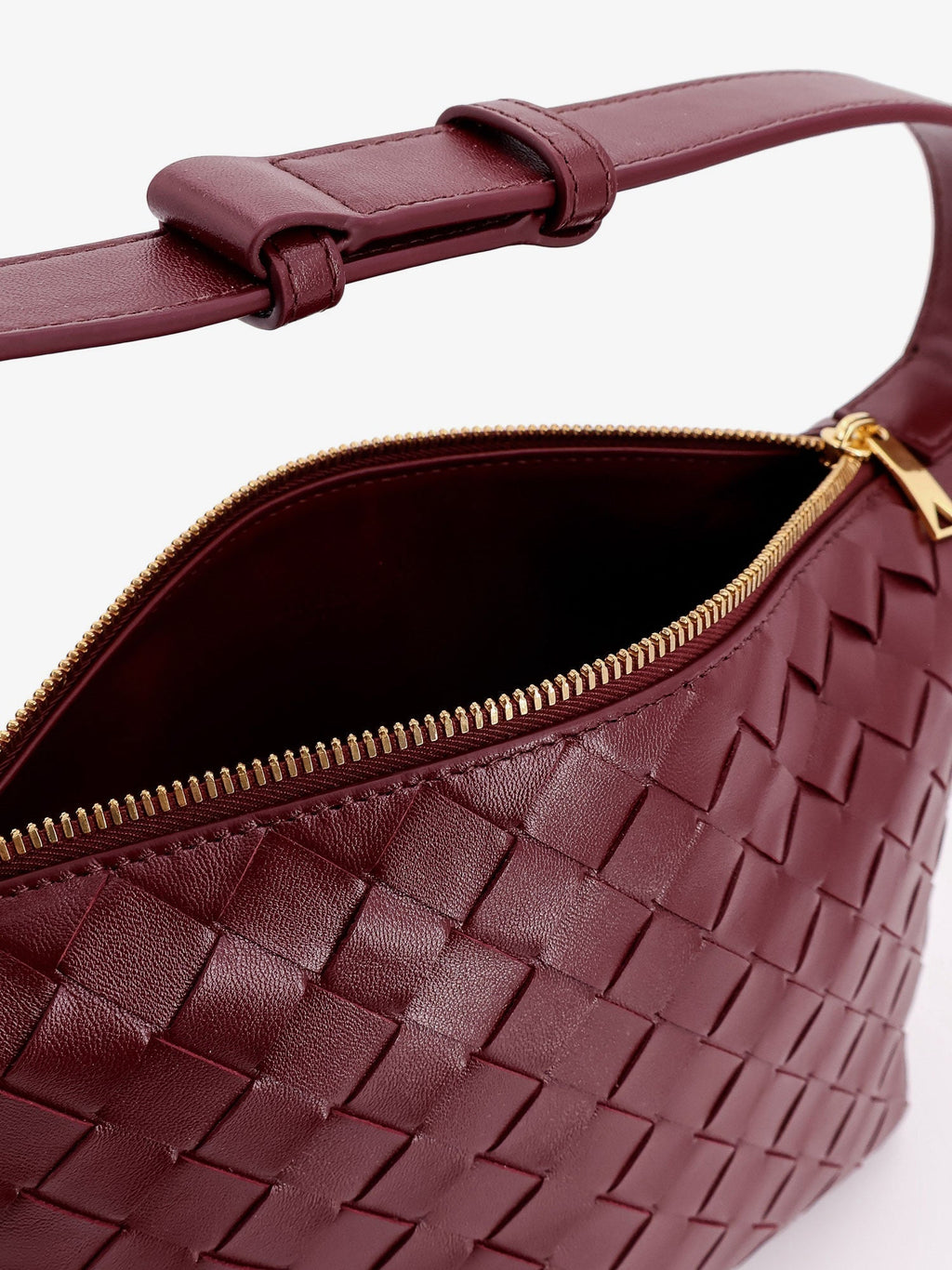 Bottega Veneta Women Wallace Leather Shoulder Bag With Intrecciato Motif
