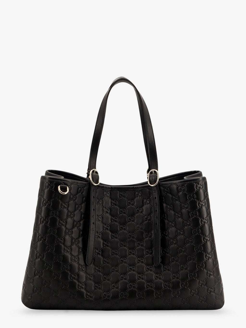 Gucci Women Gg Emblem Leather Shoulder Bag