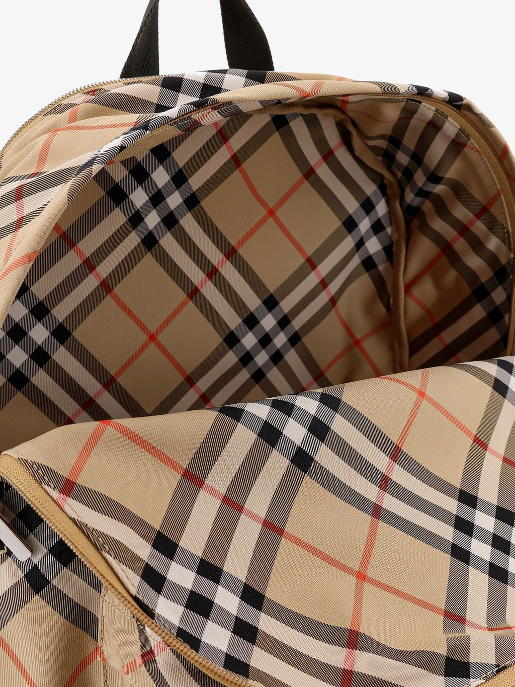 Burberry Men Essential Backpack With Check Pattern