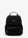 Burberry Women Nylon Backpack With Leather Logo Patch