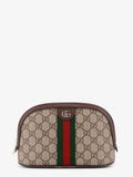 Gucci Women Coated Canvas Beauty Case With Gg Motif