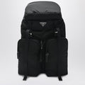 Prada Backpack In Black Re-Nylon And Saffiano Men