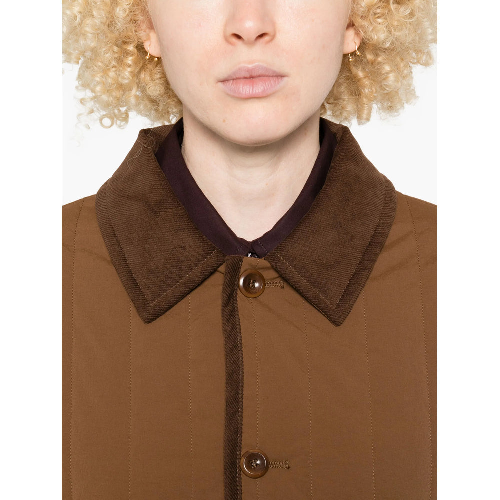 A.P.C. Brown Jackets - Puffer Jackets Women