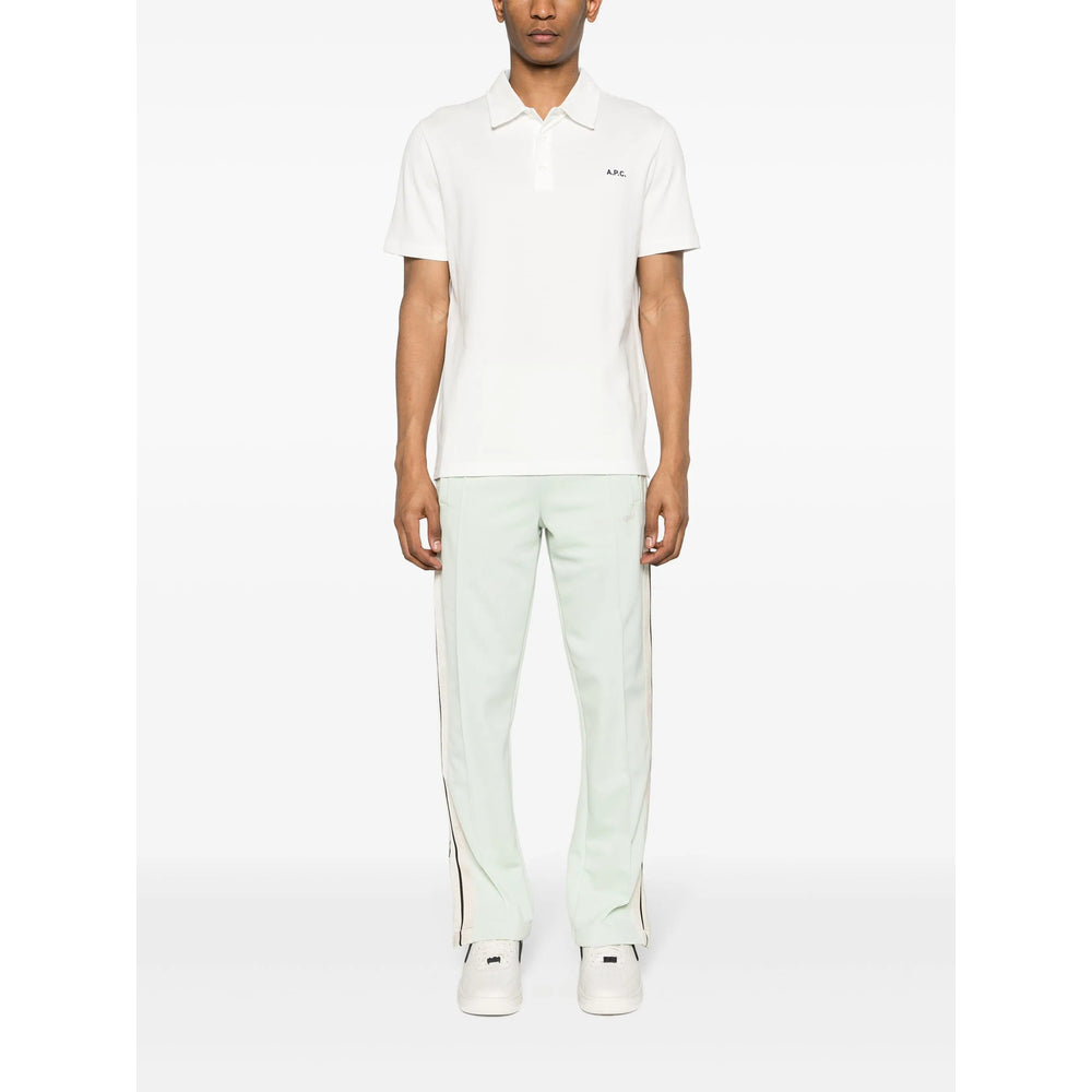 A.P.C. White Polo Shirts Men
