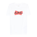 A.P.C. White T-Shirts & Vests - T-Shirts Men