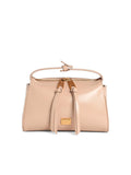 Dolce & Gabbana 'Vittoria' Leather Handbag Nude Women
