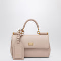 Dolce&Gabbana Small My Sicily Handbag In Light Pink Leather Women