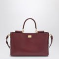 Dolce&Gabbana Vittoria Handbag In Dark Red Leather Women