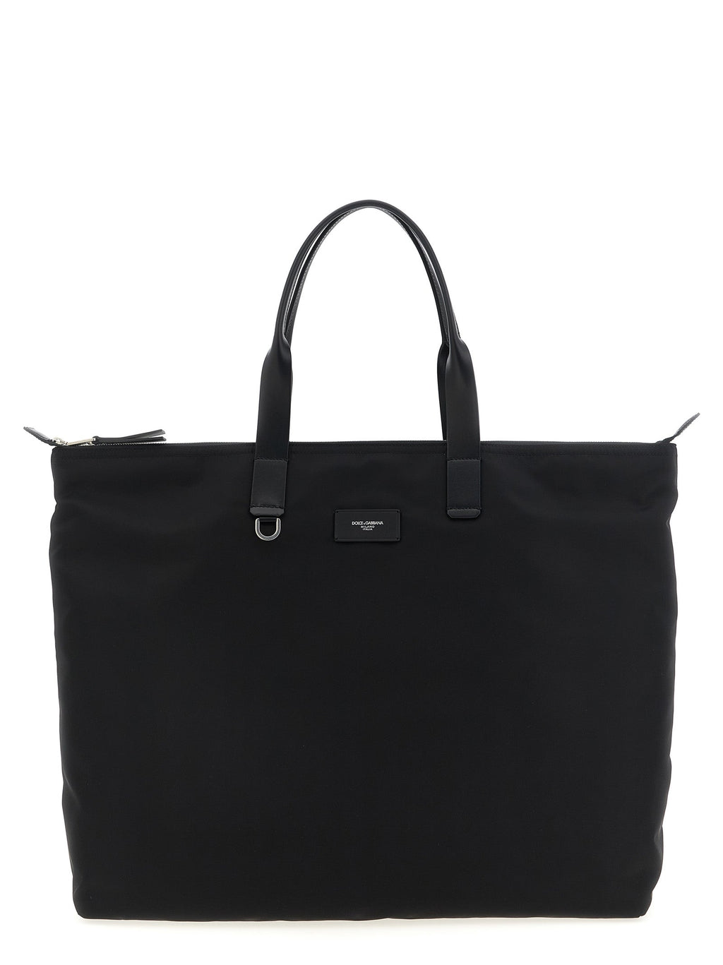 Dolce & Gabbana Men Big Logo Patch Shopping Bag
