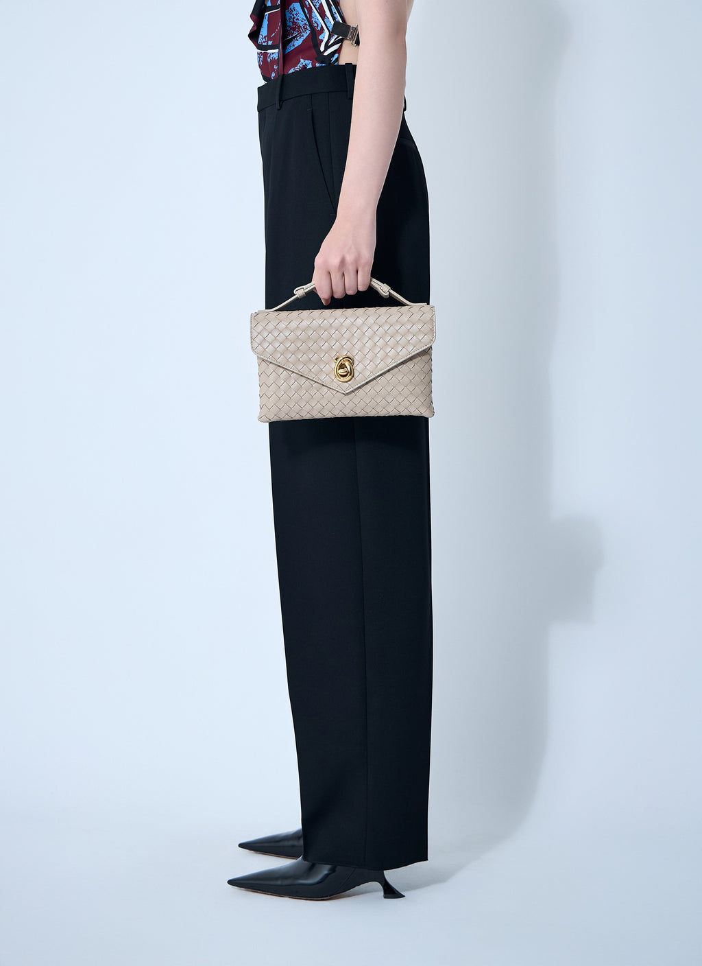 Bottega Veneta Women Knot Lock Handbag