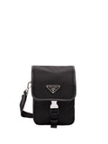 Prada Men Re-Nylon And Saffiano Leather Shoulder Bag