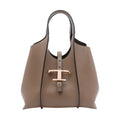 Tod's Women Mini Leather T Timeless Shopping Bag