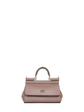 Dolce & Gabbana Women Taupe Small Sicily Handbag