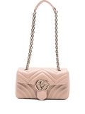 Gucci Women Gg Marmont Leather Shoulder Bag